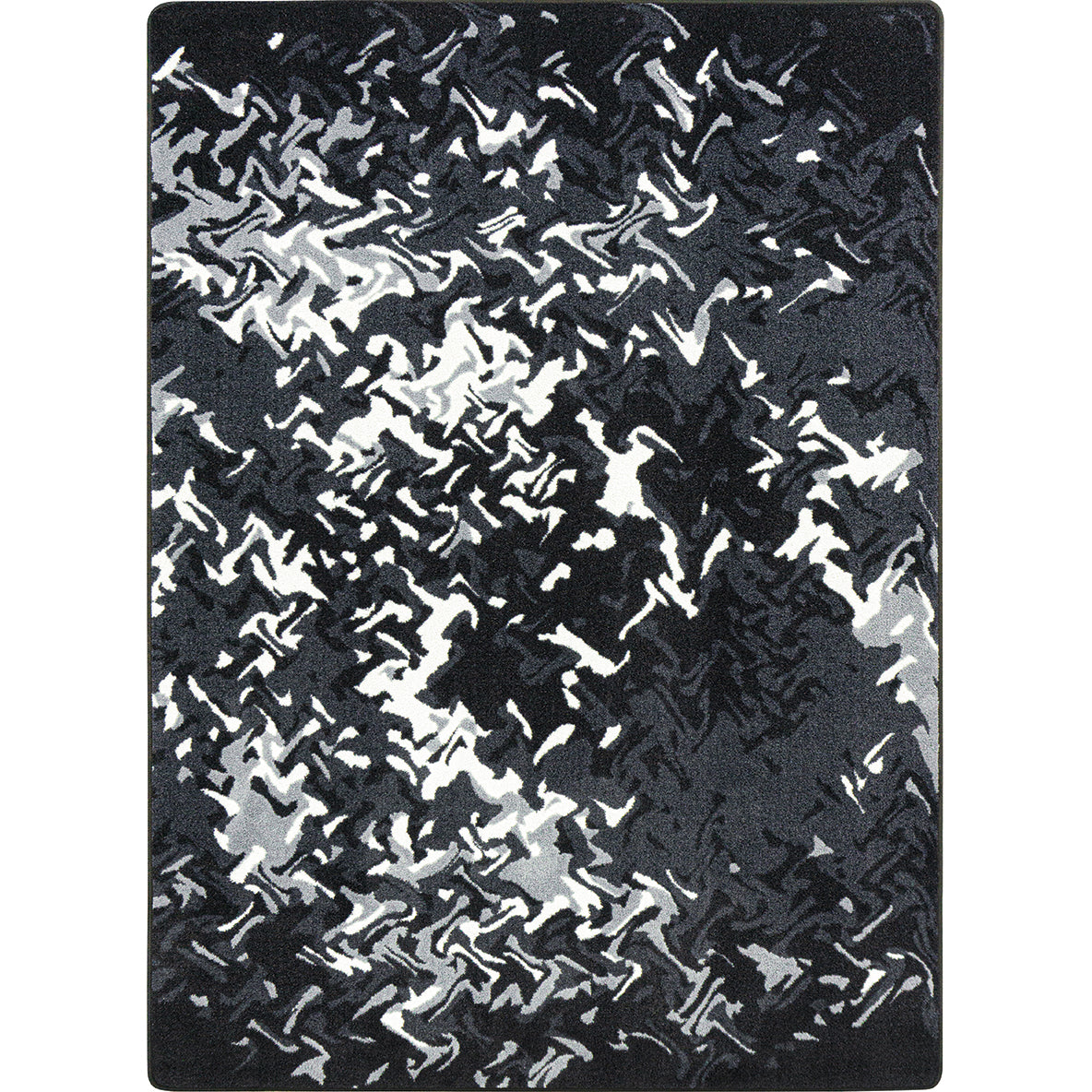 Eruption 7'8" x 10'9" area rug in color Arctic