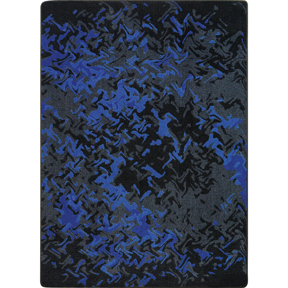 Eruption 7'8" x 10'9" area rug in color Sapphire