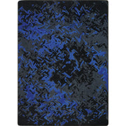 Eruption 7'8" x 10'9" area rug in color Sapphire