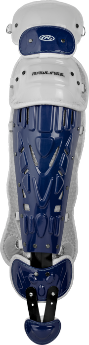 Rawlings Velo 2.0 Adult Catchers Leg Guards - Navy/White