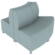 Pro Series Connect Edged Ripplet Seating, 3-Piece Set - Sky Blue Crosshatch