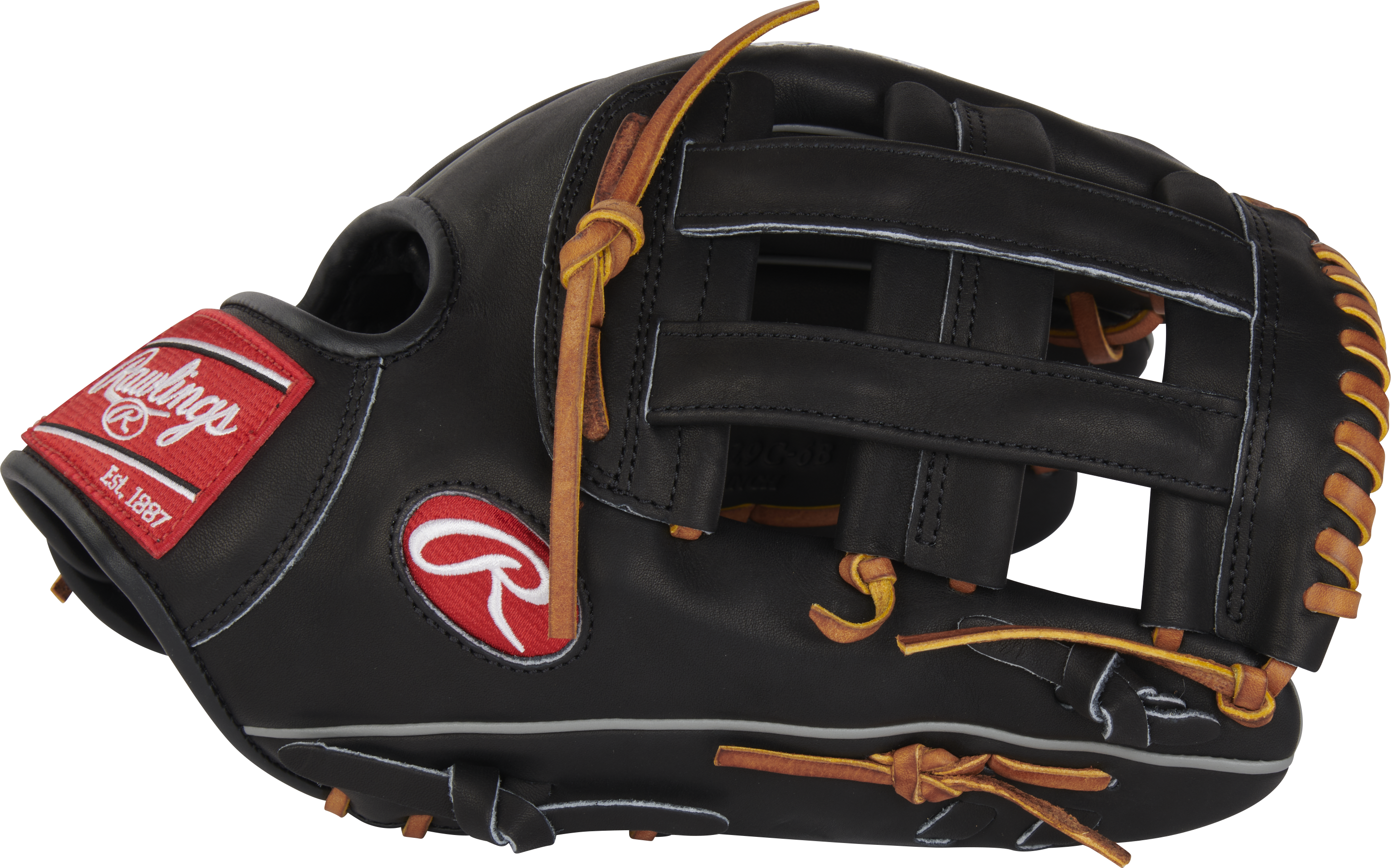 Rawlings Heart Of The Hide Traditional Series 12.75-Inch Baseball Glove - Right Hand Thrower - Black