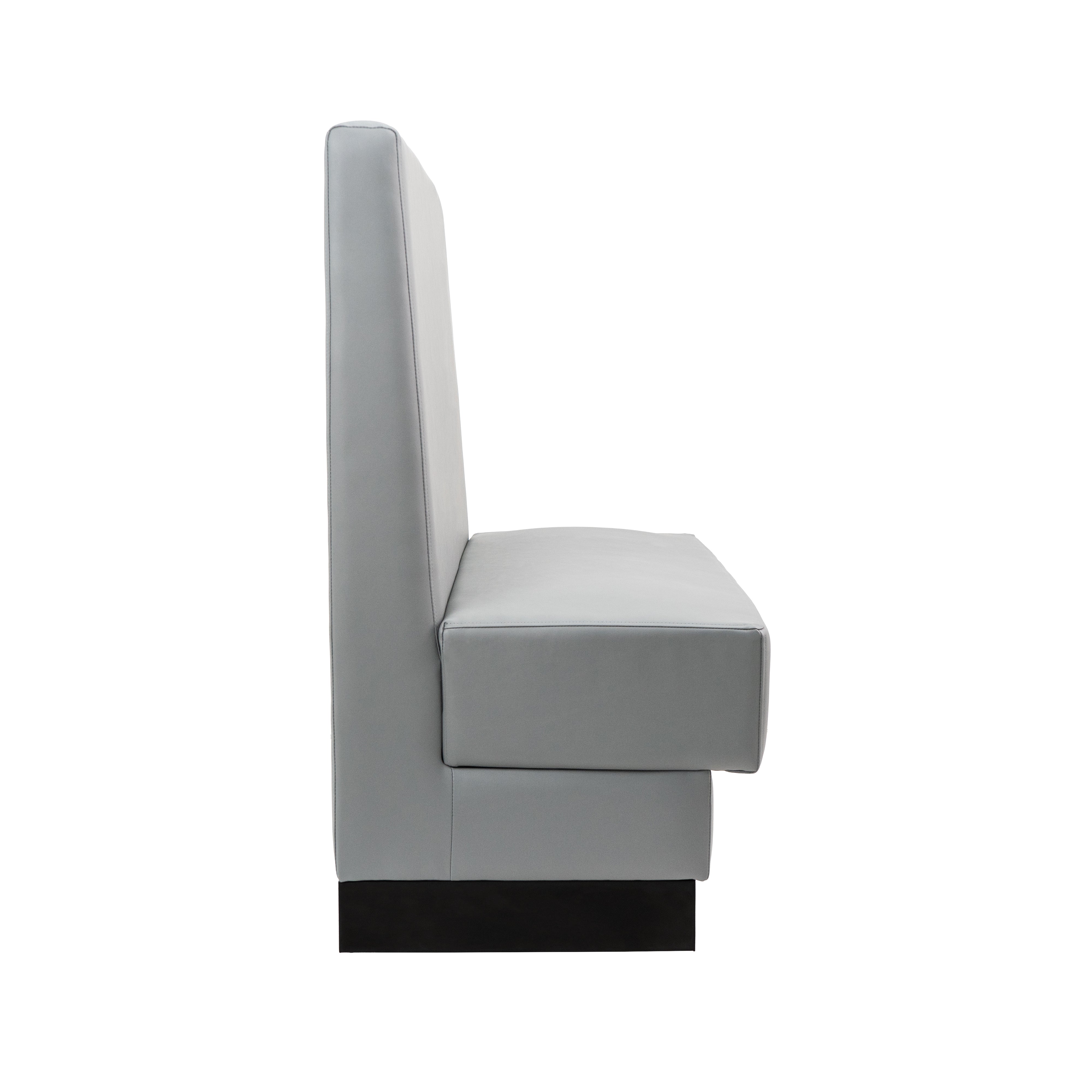 Pro Series Single-Sided Restaurant Booth Seating - Dark Gray