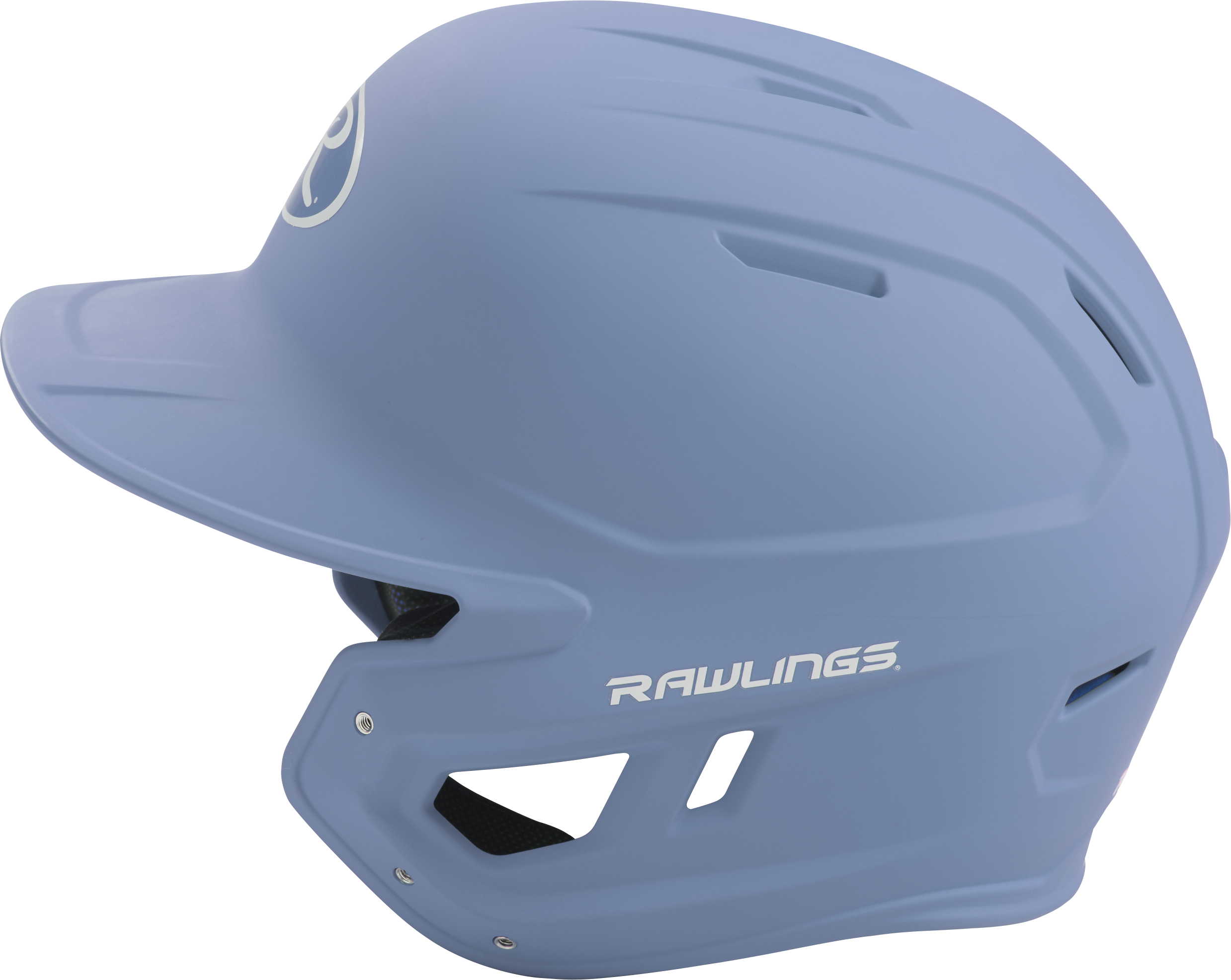 Rawlings Mach Matte Senior Baseball Helmet - Columbia Blue