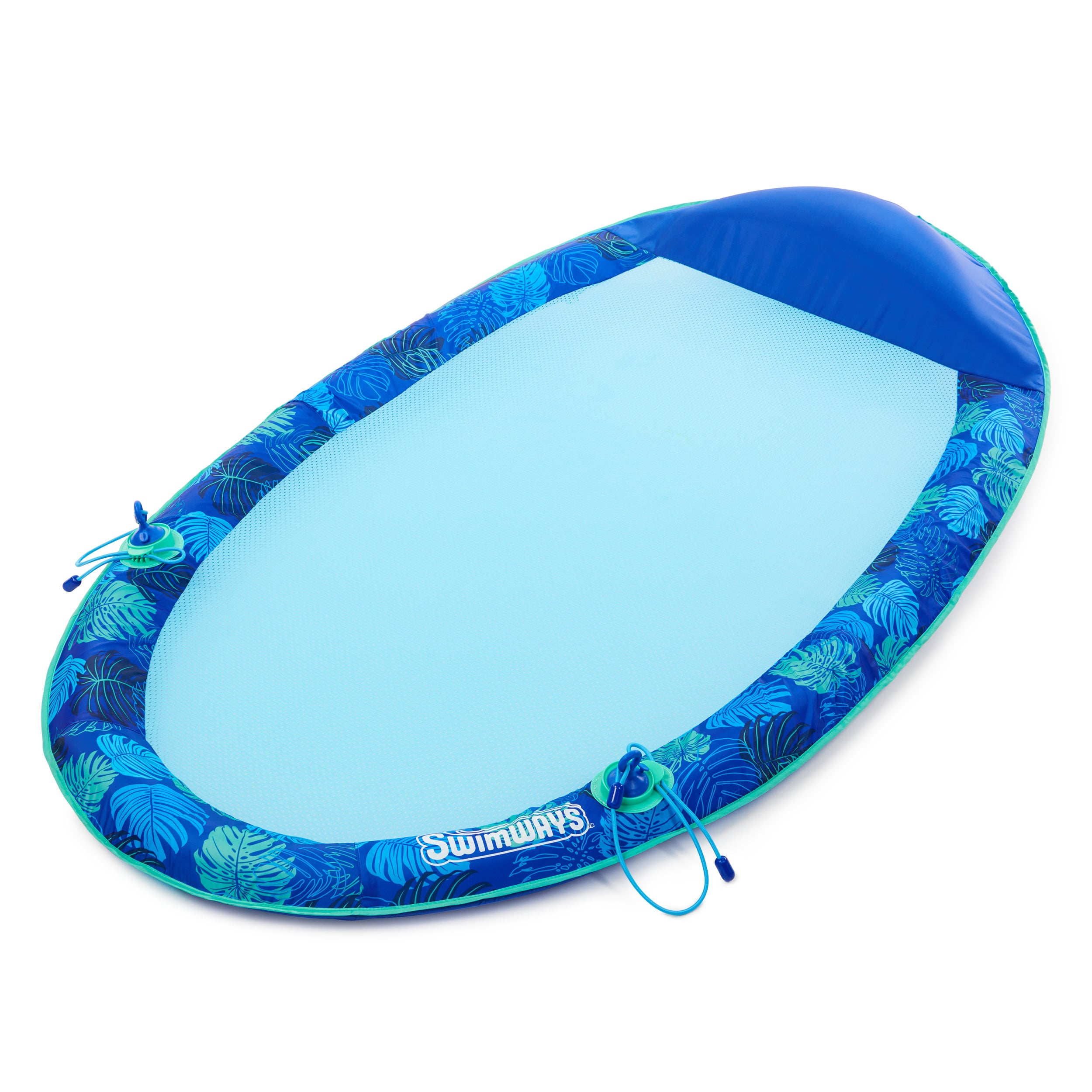 Swimways Elite Spring Float Hammock Pool Lounger, Inflatable Pool Floats with Fast Inflation, Pool Hammock for Adults up to 250 lbs