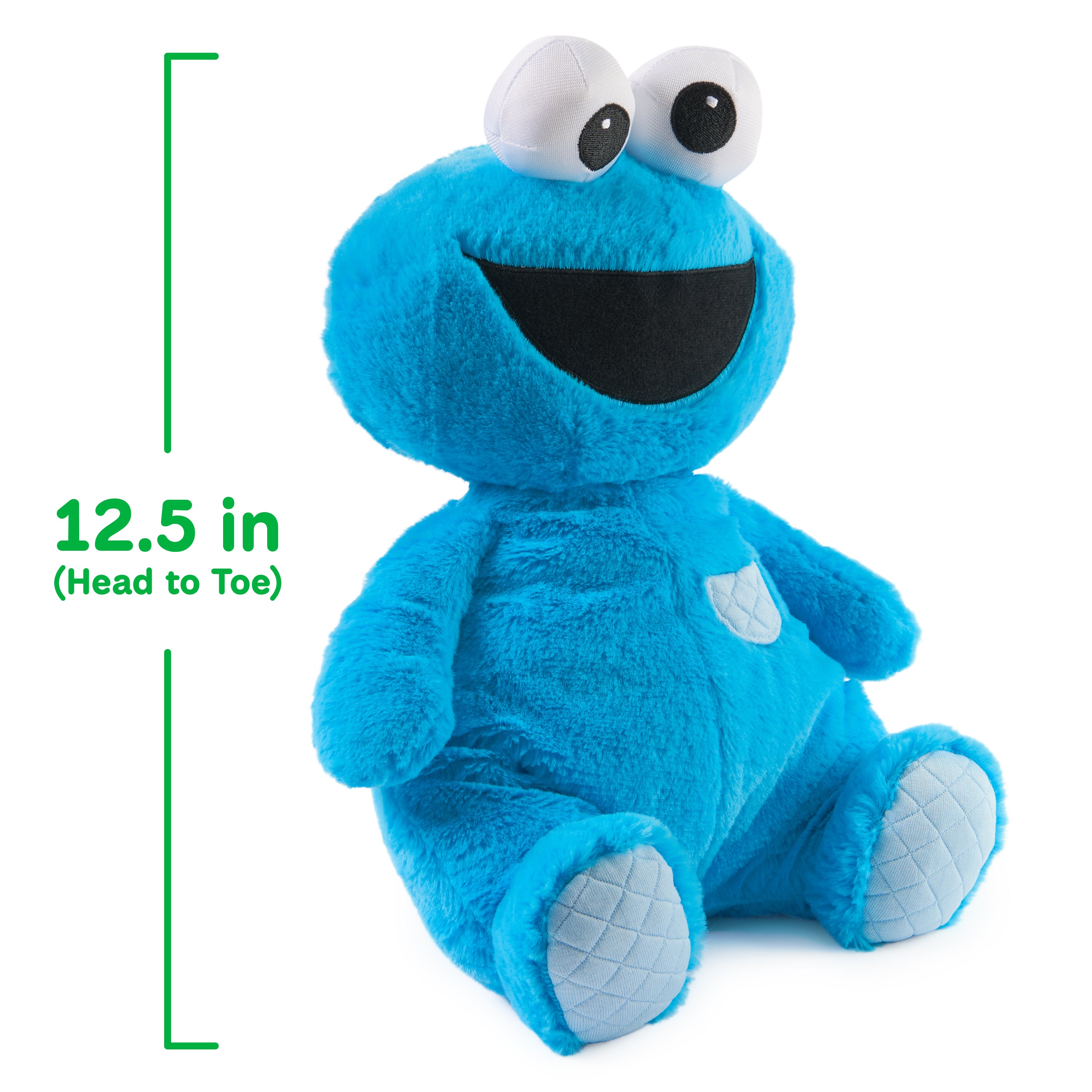 GUND Sesame Street Official Oh So Snuggly Cookie Monster Plush, Plush Muppet, Sensory Toy, Stuffed Animals for Babies and Infants, Red, 12.5”