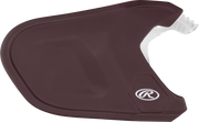 Rawlings Mach Adjust Lhb Matte Jaw Guard  - Maroon