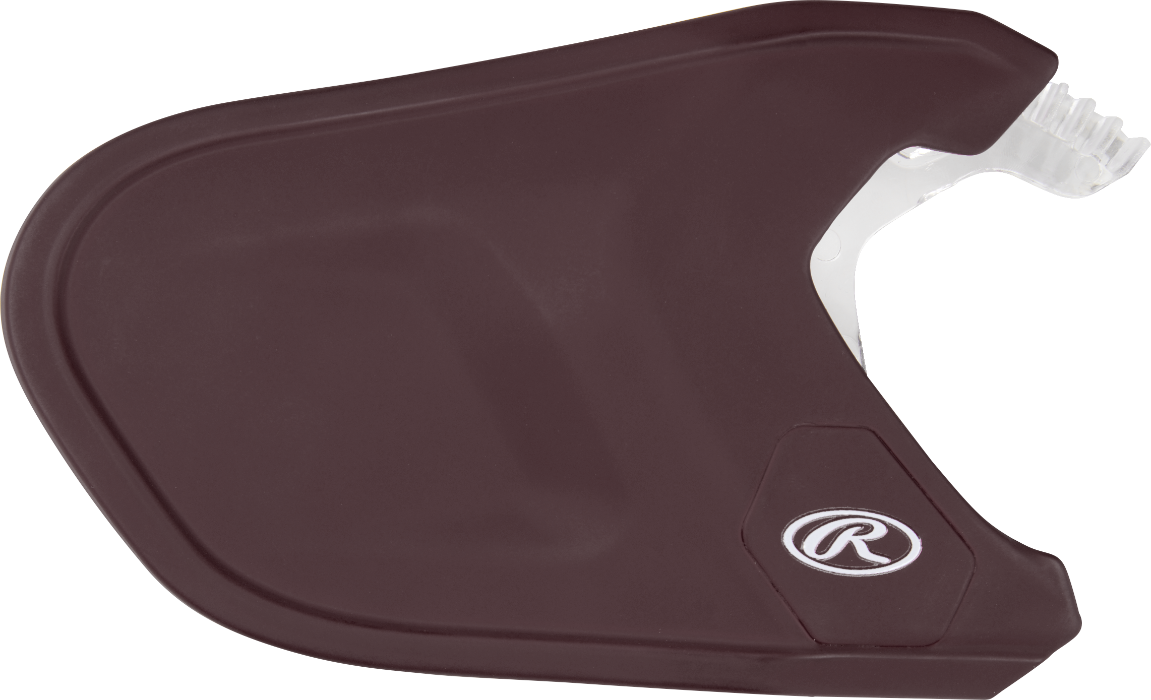 Rawlings Mach Adjust Lhb Matte Jaw Guard  - Maroon