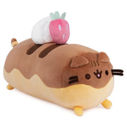 GUND Pusheen Éclair Squisheen Plush, Stuffed Animal for Ages 8 and Up, Brown/Yellow, 11”