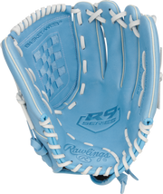 Rawlings R9 Series 12.5-Inch Softball Glove - Right Hand Thrower - Columbia Blue