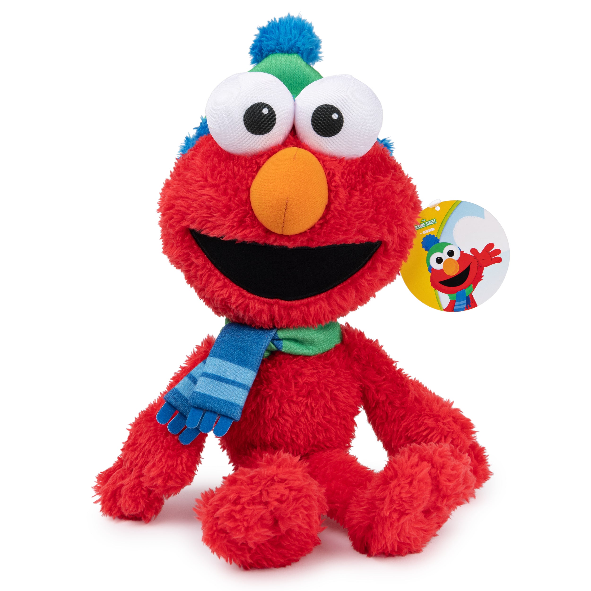 GUND Sesame Street Official Elmo Nutcracker Muppet Plush, Premium Plush Toy for Ages 1 & Up, Red, 13”