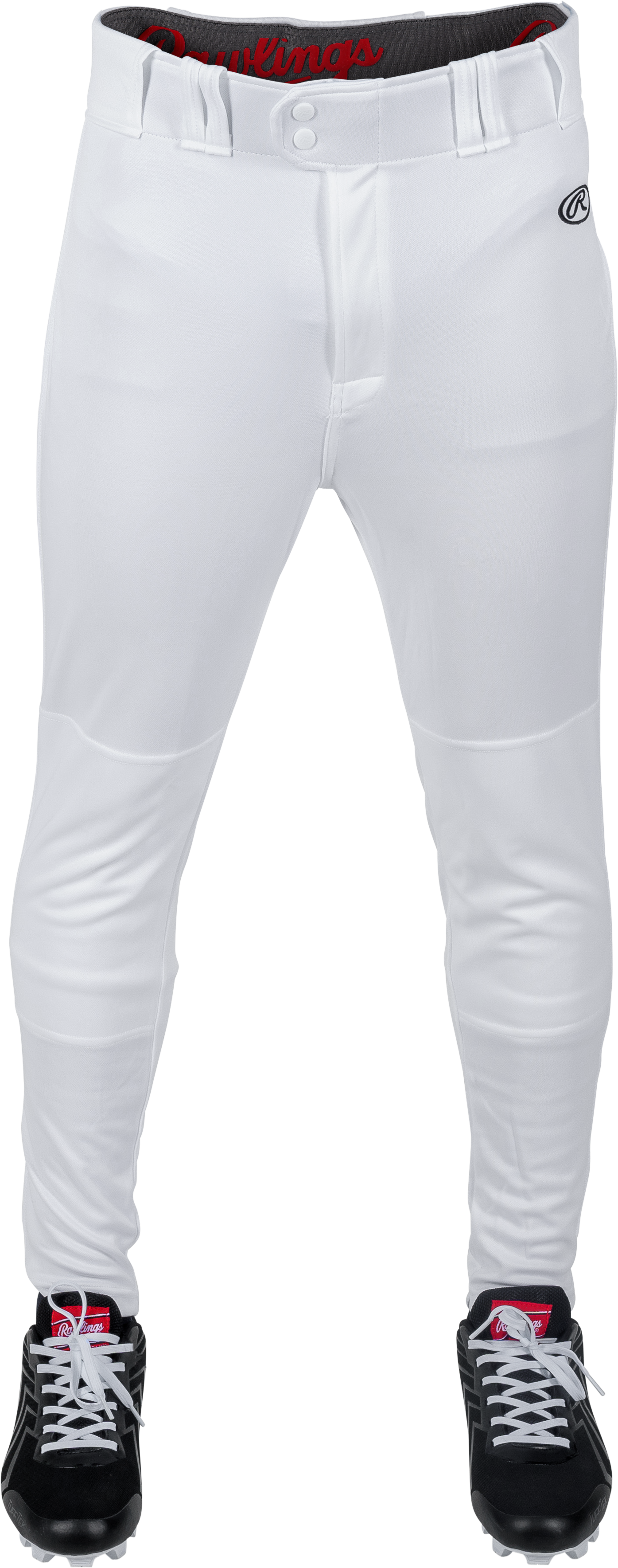 Rawlings Youth Launch Solid Pro Taper Fit Pant - Small - White