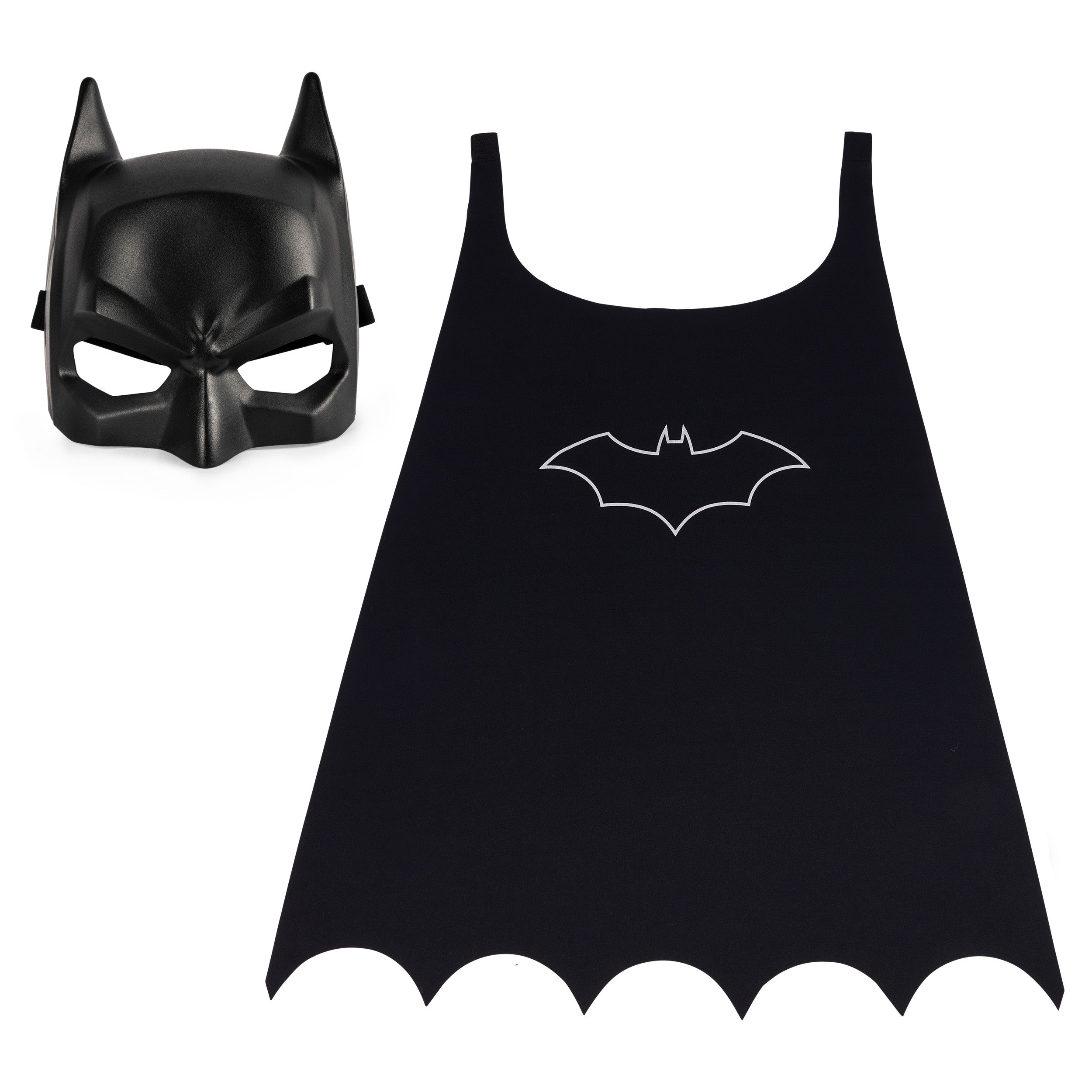 DC Comics, Batman Cape and Mask Set, Super Hero Costume Accessories, Kids Roleplay for Boys and Girls Ages 4+