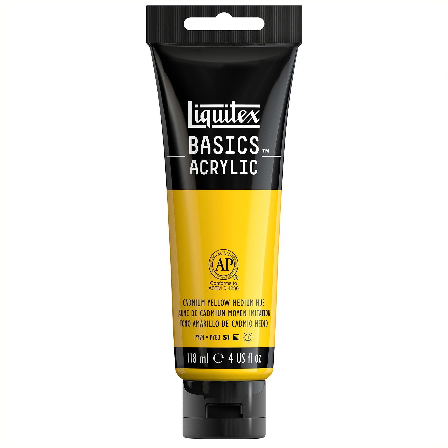 LQ BASICS 118ml tube - Cadmium Yellow Medium Hue