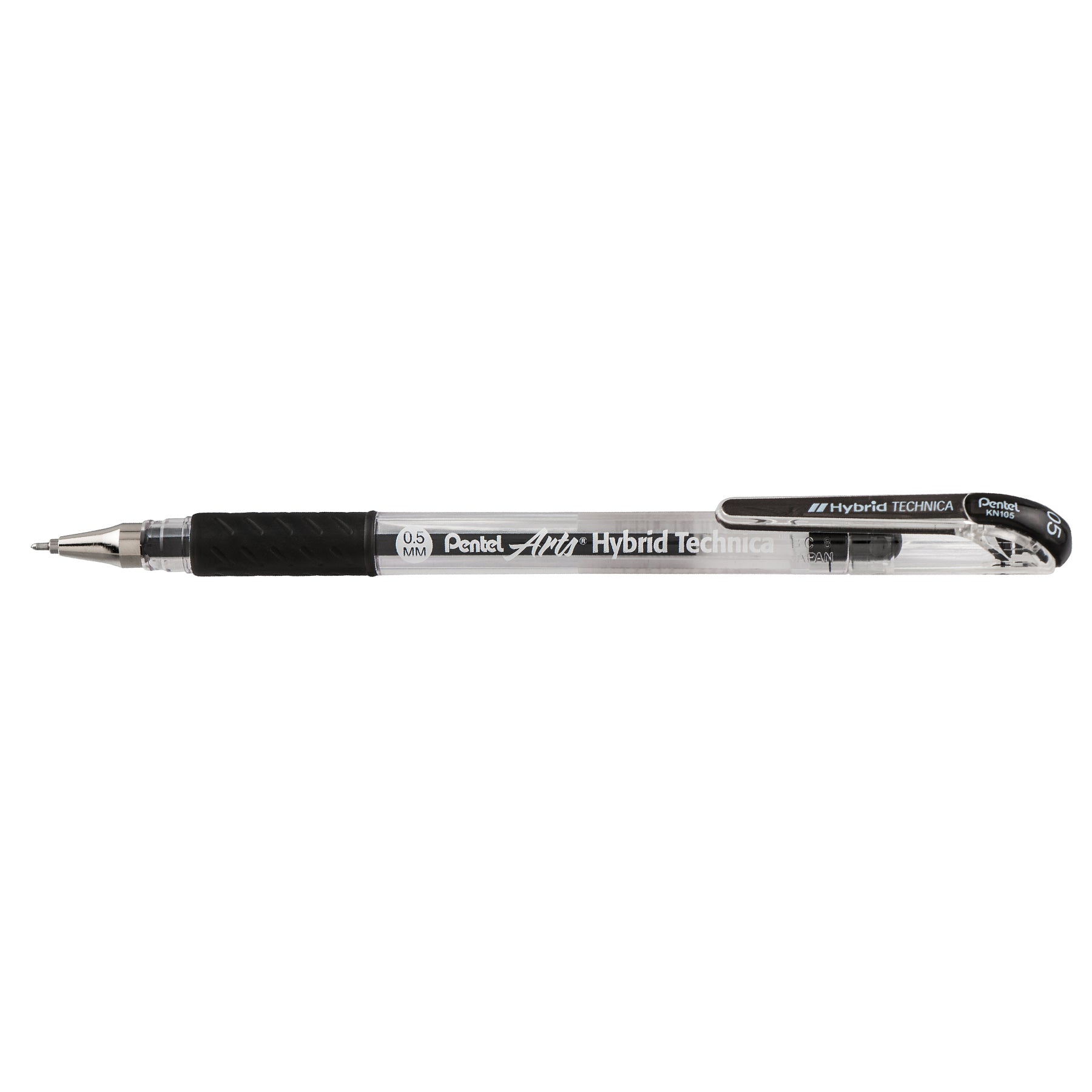 Hybrid Technica (0.5mm) Gel Pen, Black Ink, Pack of 12