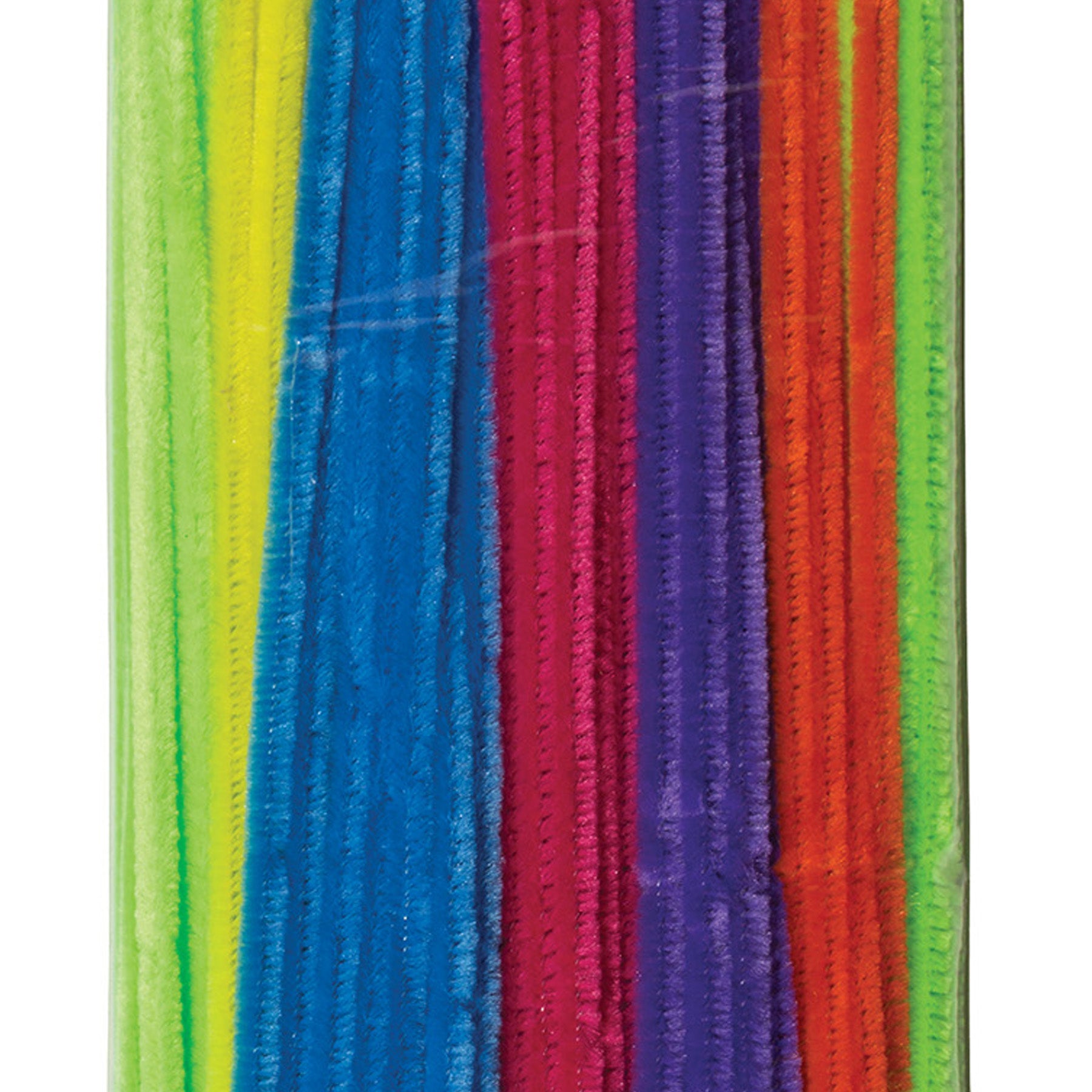 Jumbo Stems, Hot Assorted Colors, 12" x 6 mm, 100 Pieces