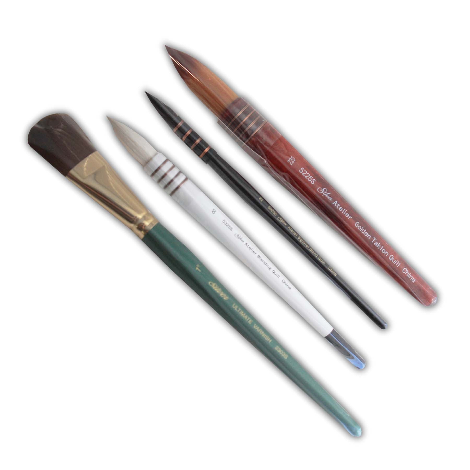 Atelier Quills/Varnish, 4 Brushes