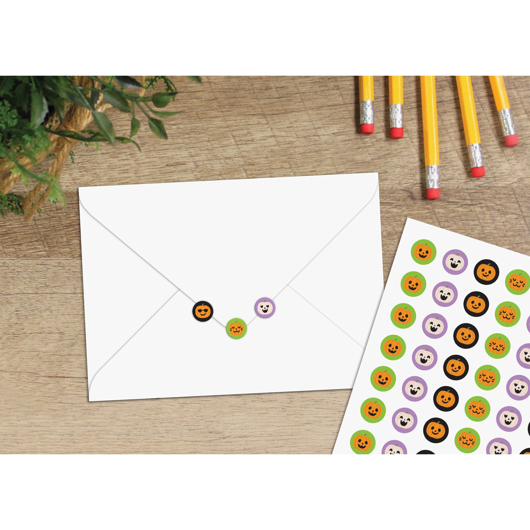 Halloween Pumpkins Mini Stickers, Pack of 378