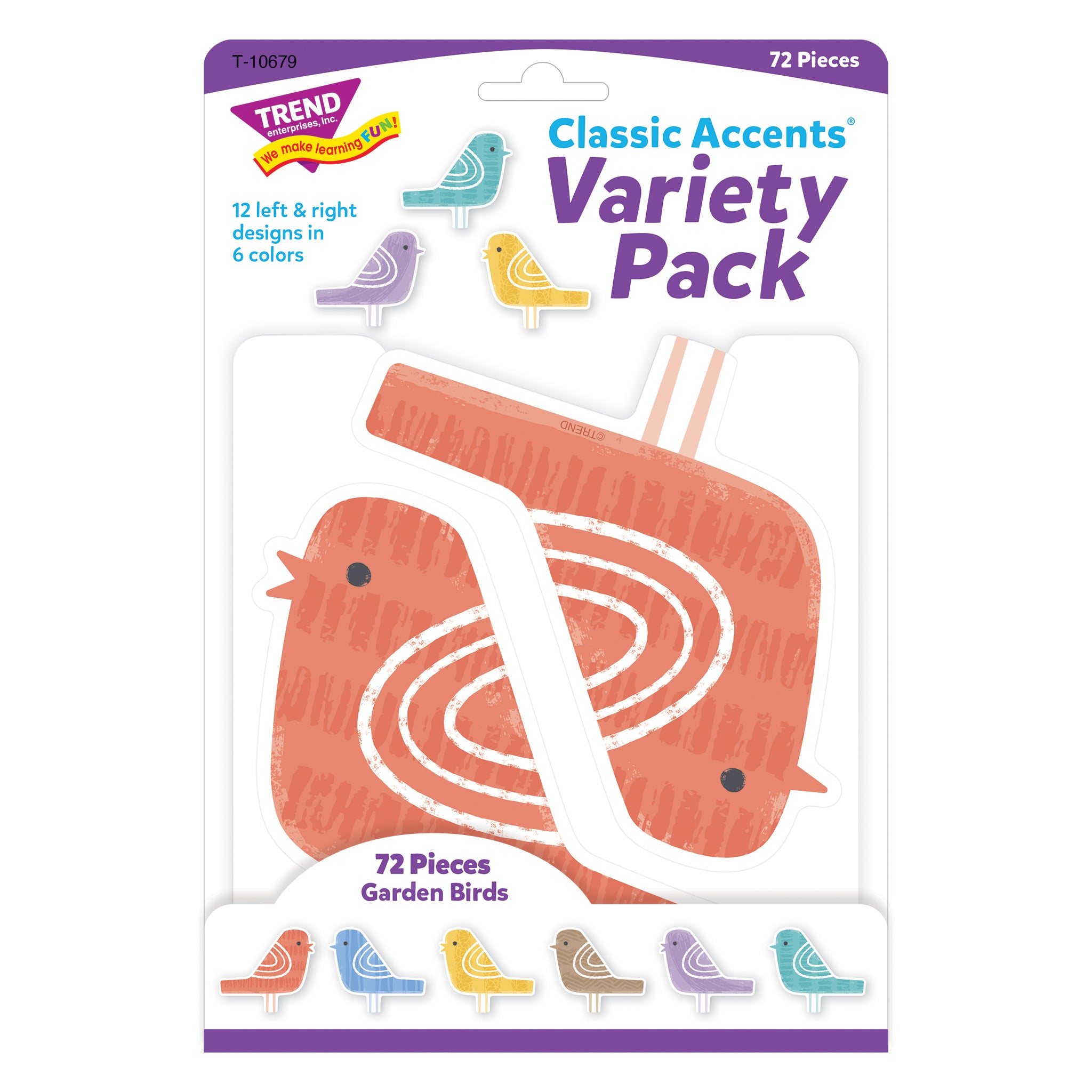 Garden Birds Classic Accents® Variety Pack, 72 Count