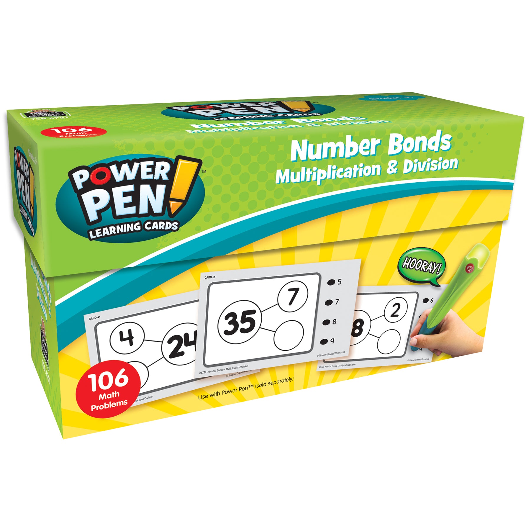 Power Pen® Learning Cards: Number Bonds - Multiplication & Division