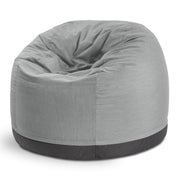Jaxx Palmetto Large Round Outdoor Bean Bag Club Chair - Sunbrella Granite
