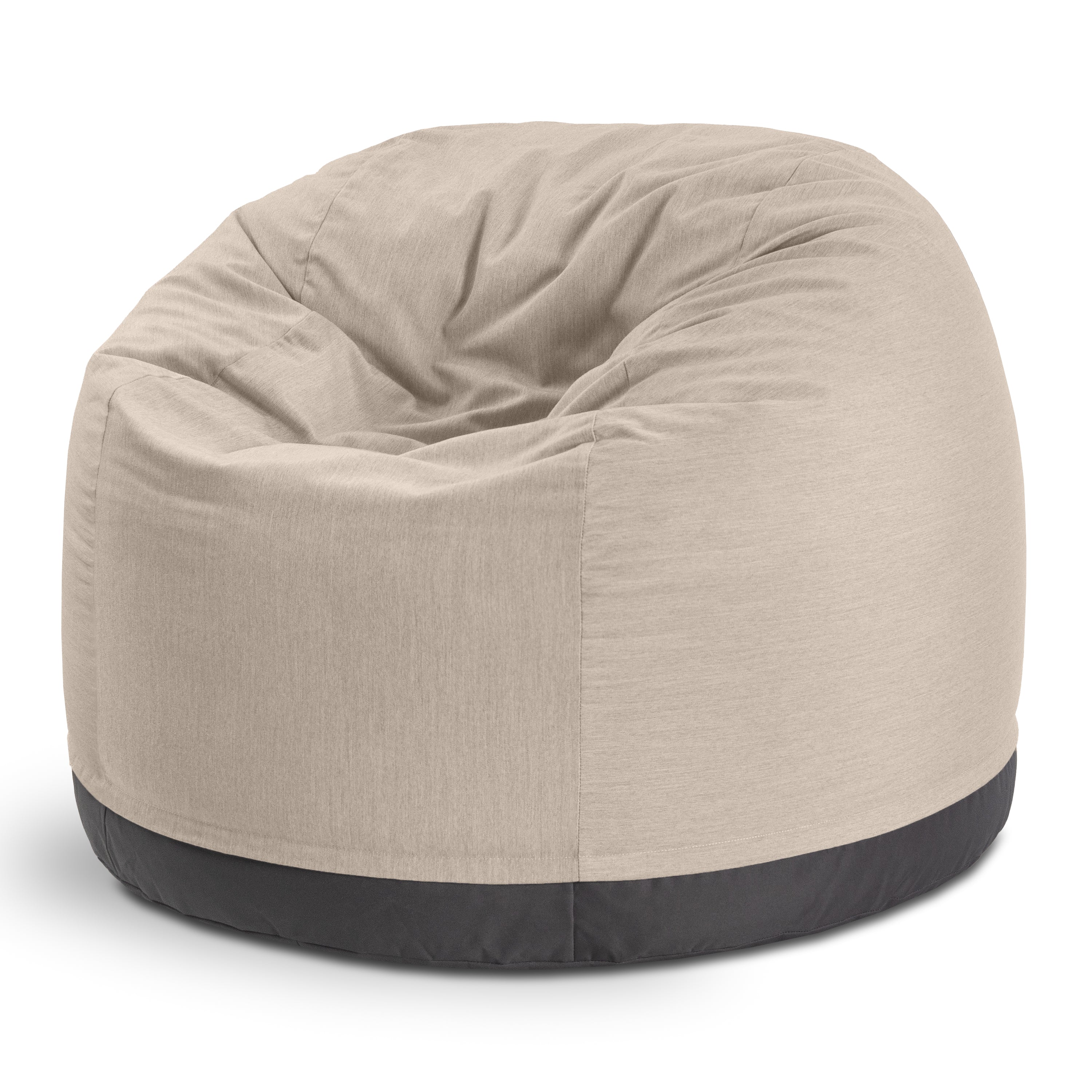 Jaxx Palmetto Large Round Outdoor Bean Bag Club Chair - Flax