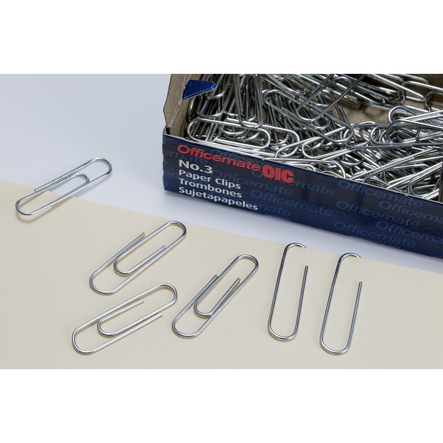 Paper Clips, #3 Gem, 100 Per Box, 10 Boxes