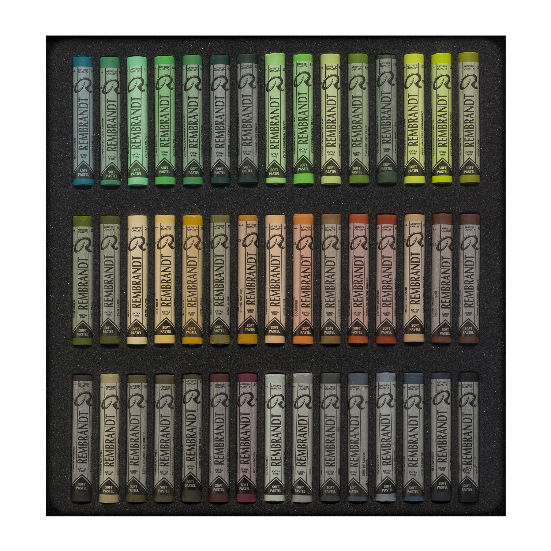 Soft Pastel Cardboard Box Set, Landscape Selection, 90 Full Sticks
