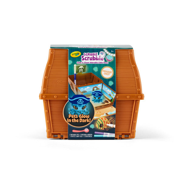 Crayola Scribble Scrubbie Pets Glow Ocean Playset, Toys for Boys & Girls, Gifts for Kids, Ages 3, 4, 5, 6