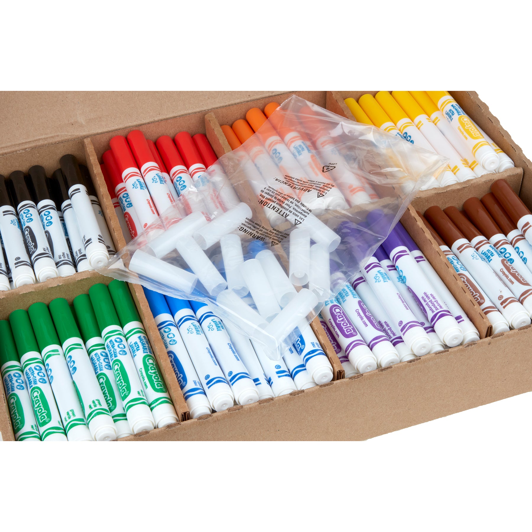 Ultra-Clean Washable Markers Classpack®, Broad Line, 8 Colors, Pack of 200