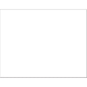 4-Ply Railroad Board, White, 22" x 28", 25 Sheets