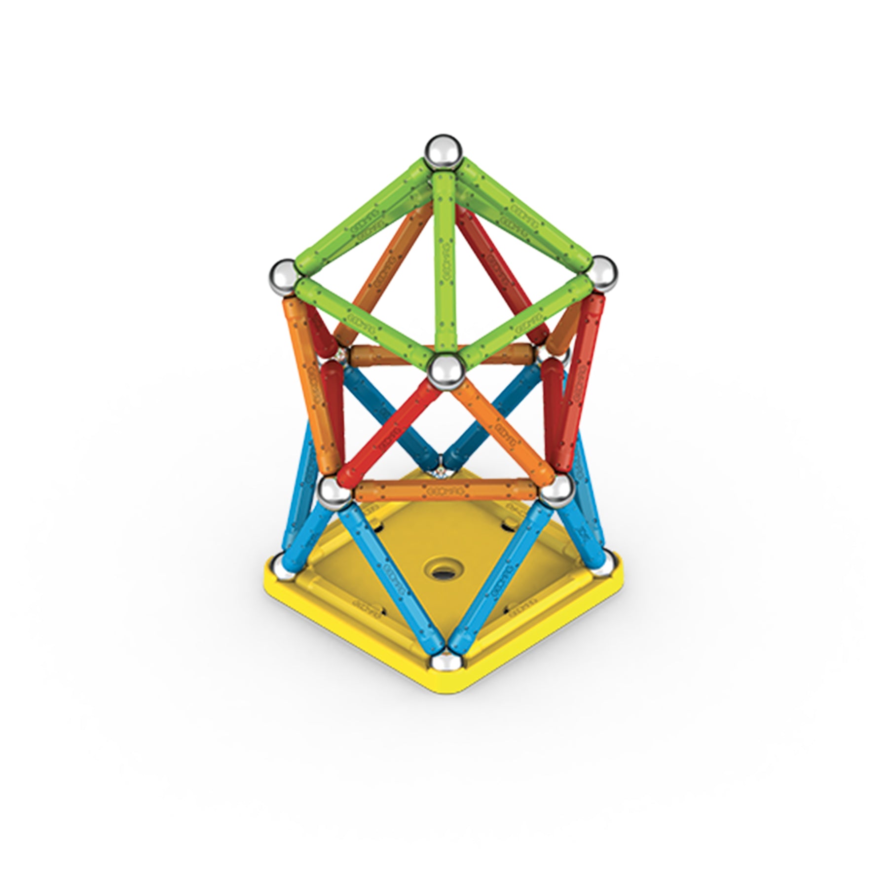 Geomag™ Supercolor Recycled Magnetic Building Set, 60 Pieces