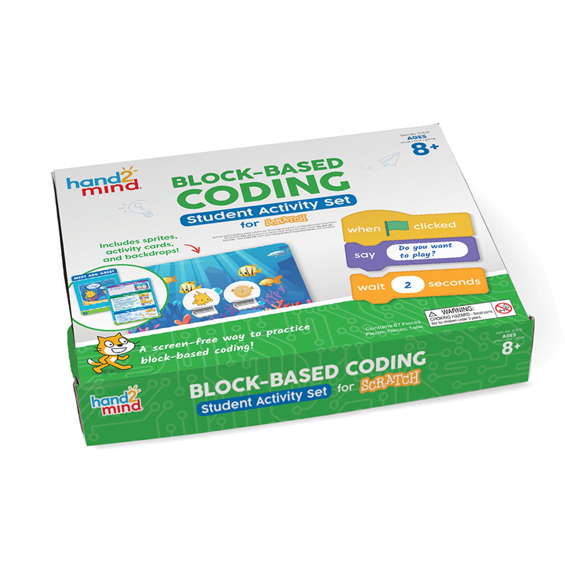Block-Based Coding Student Activity Set for Scratch