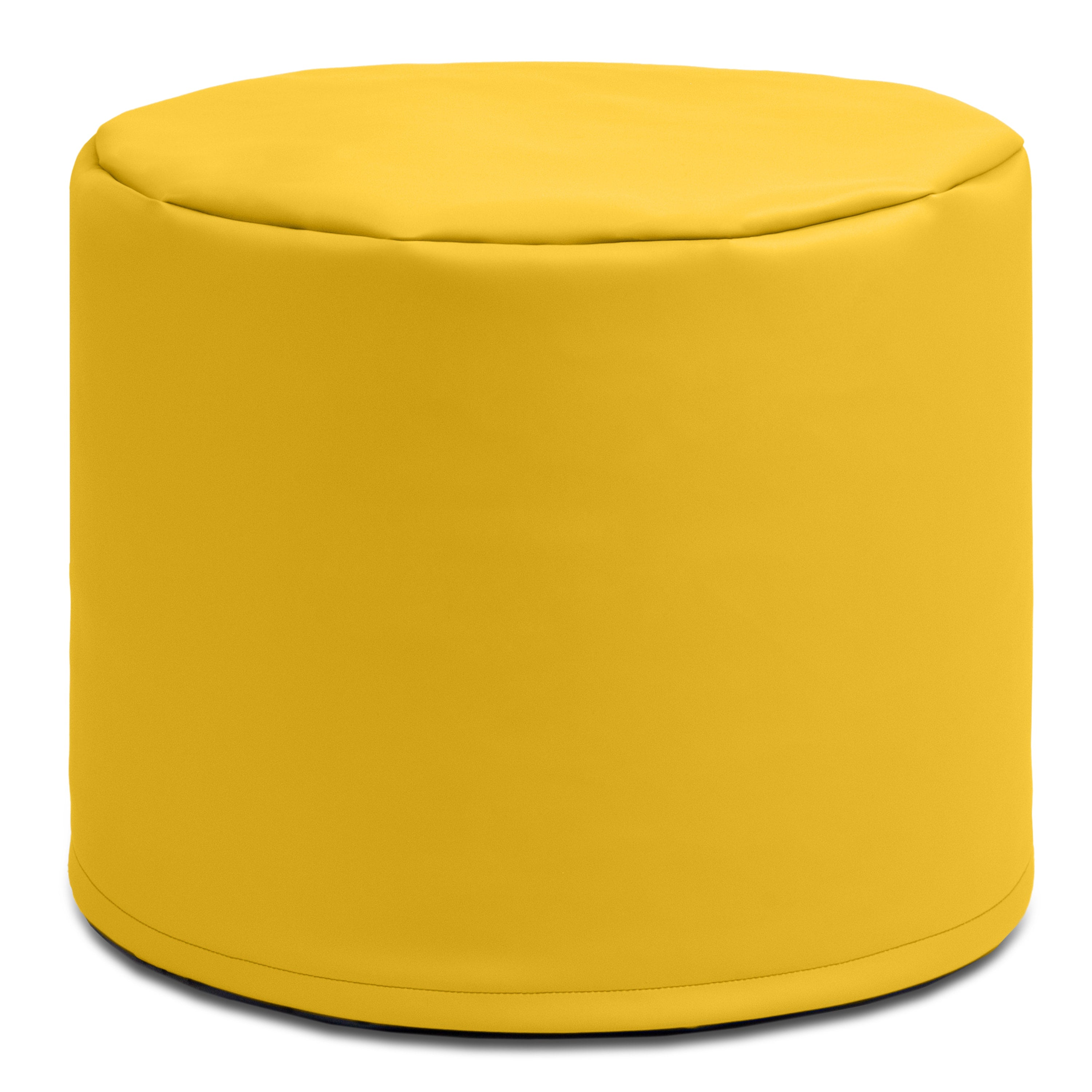 Jaxx Mallo Modular Pouf Classroom Bean Bag Seat, Premium Vinyl - Yellow