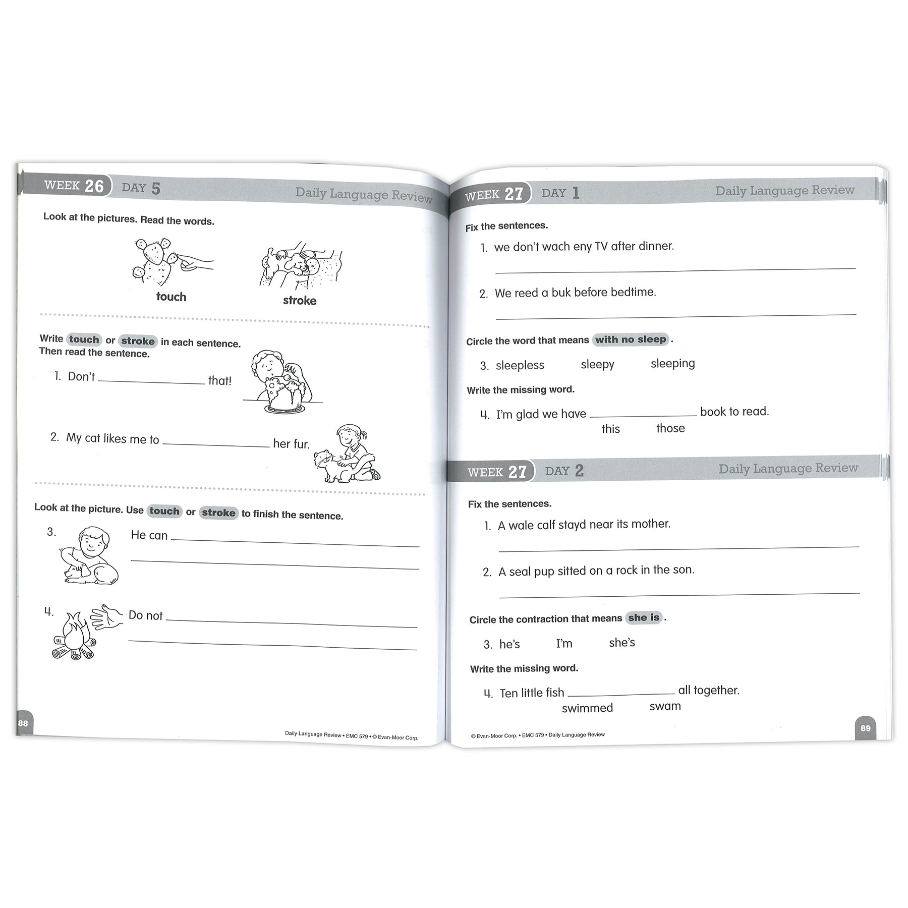 Daily Language Review Teacher's Edition, Grade 1