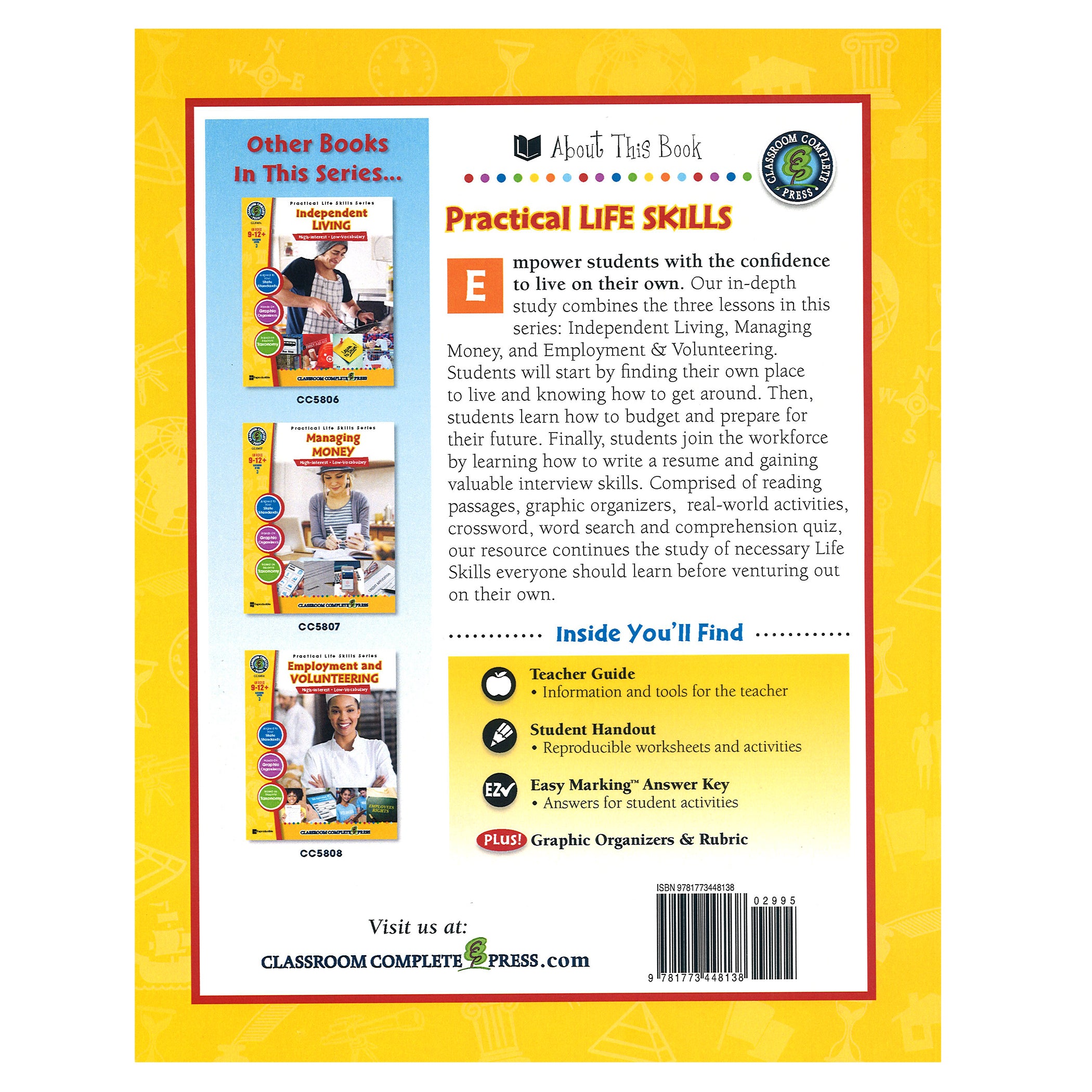 Real World Life Skills: Practical Life Skills Big Book, Grade 9-12
