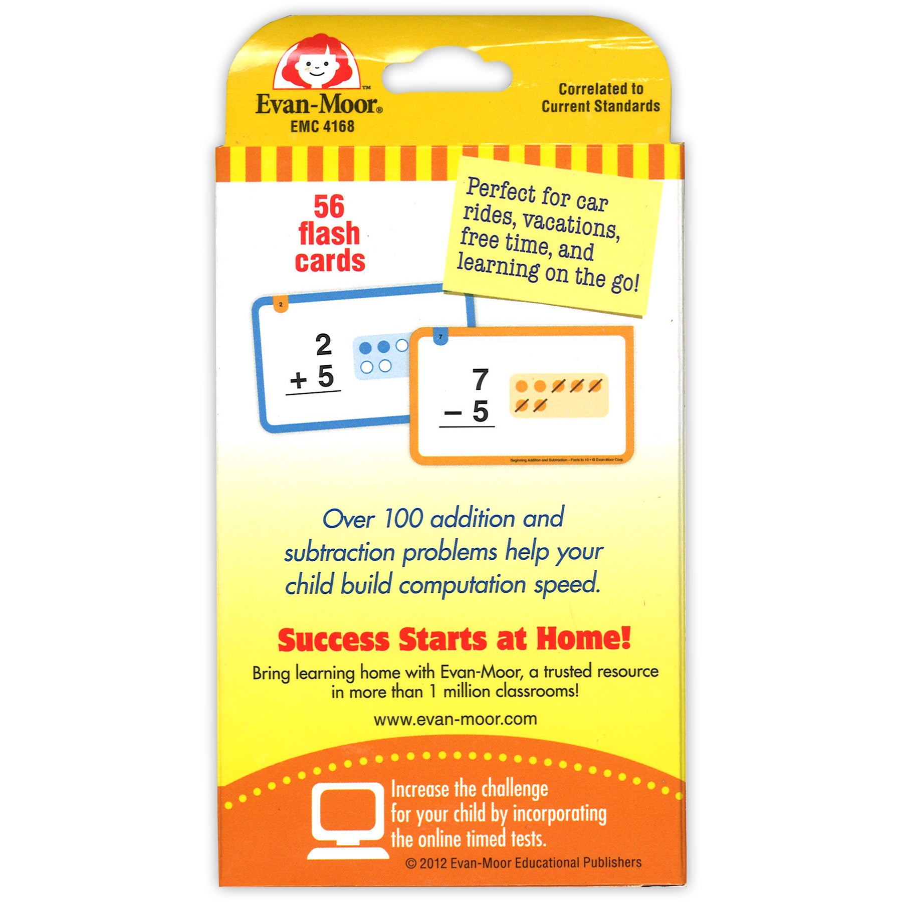 Learning Line: Addition and Subtraction Facts to 10, Grade 1+ (Age 5+) - Flashcards