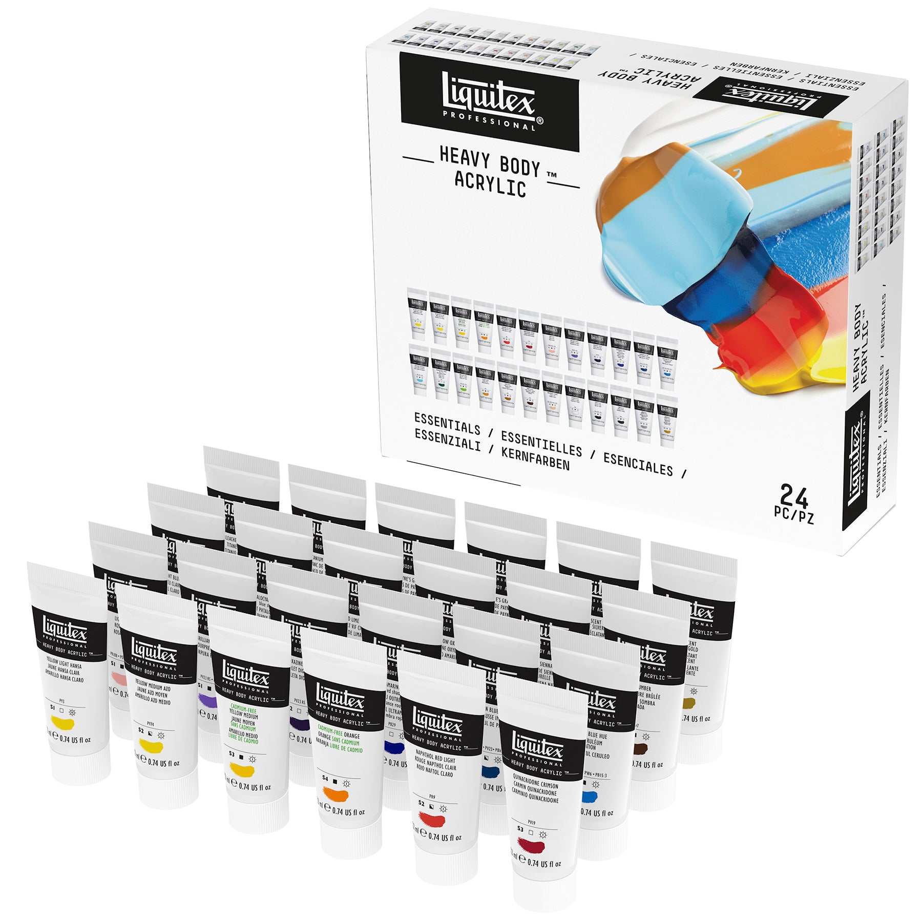 Heavy Body Color - 24 x 22ml Set
