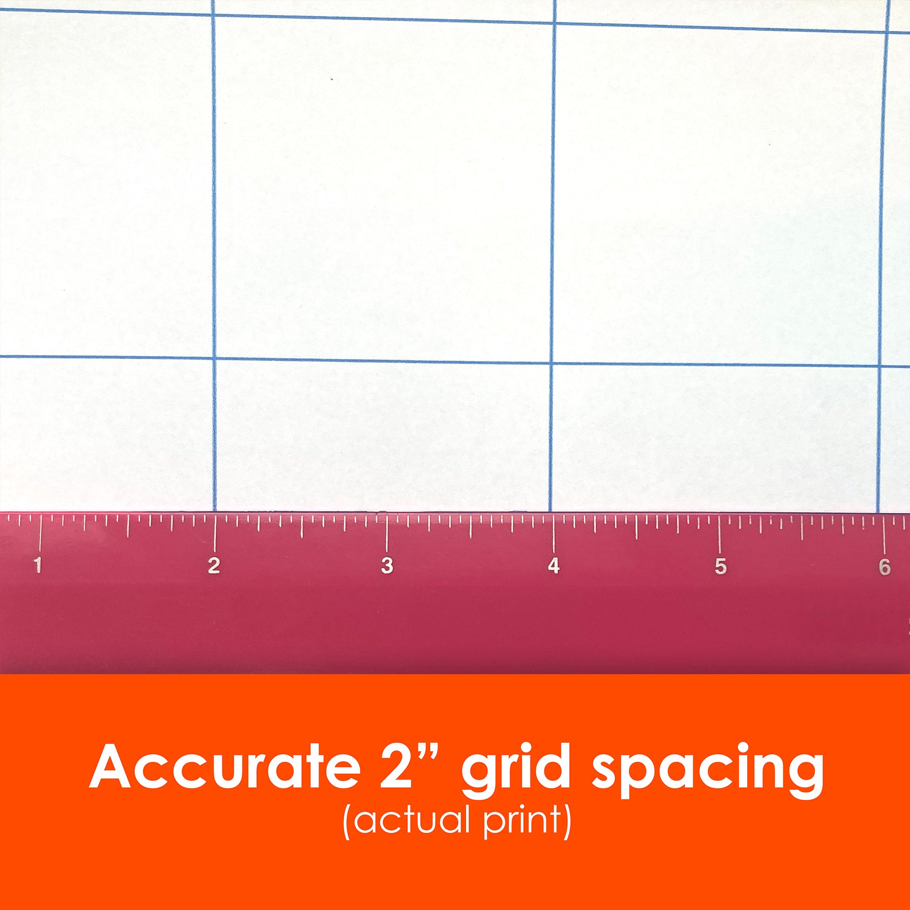 2IN BLUE GRAPH PAPER ROLL