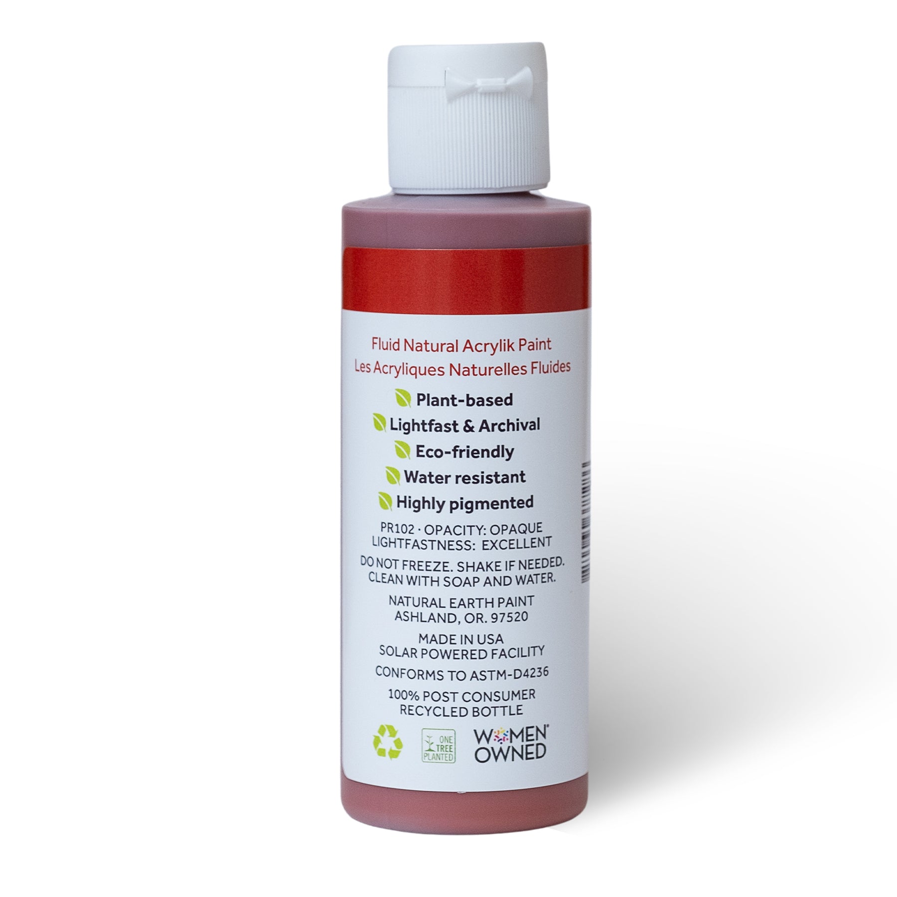 Natural Fluid Acrylik - 4 oz - Venetian Red