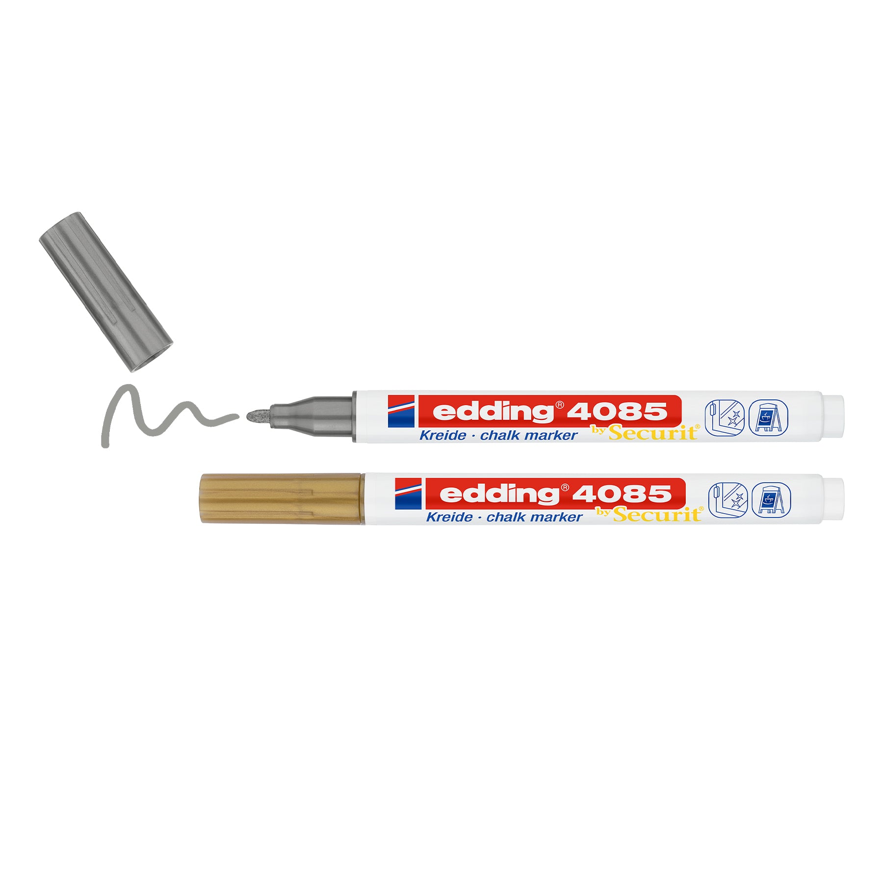 edding 4085 Chalk Marker Blister 2pk - Assorted