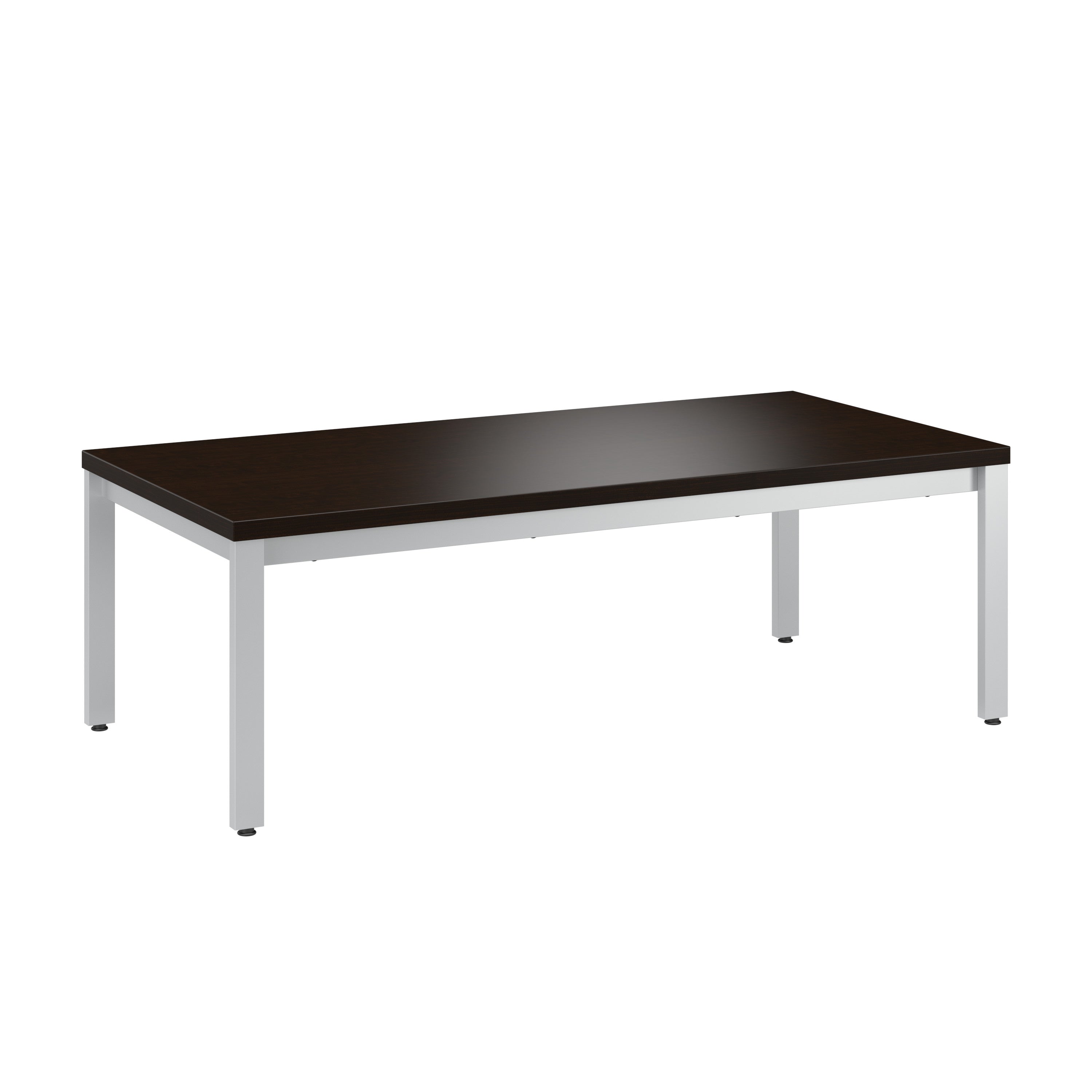 Bush Business Furniture Arrive Waiting Room Coffee Table in Mocha Cherry - 47.6" Width x 23.35" Depth x 15.85" Height