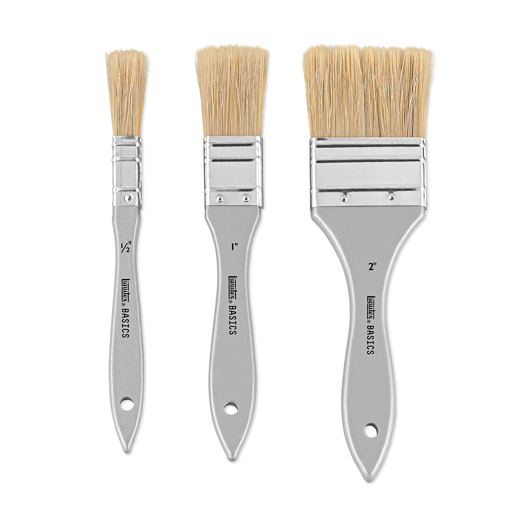 BASICS Large Scale Brush Set - Natural Hair (x3)