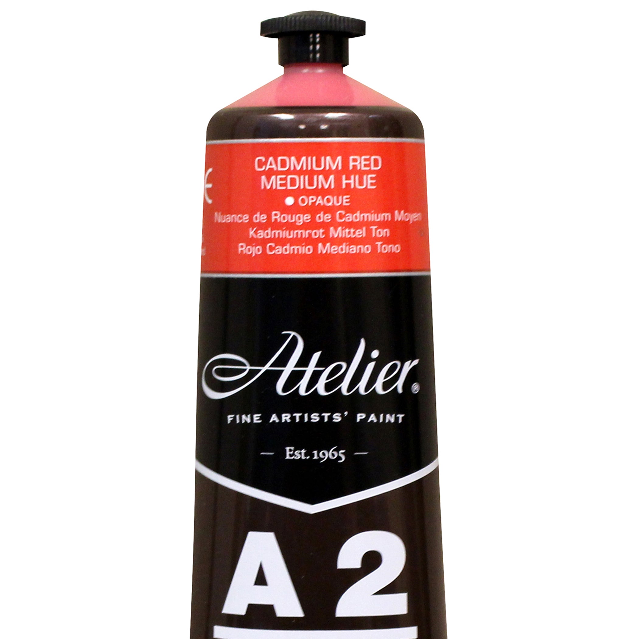 A2 Heavy Body Lightfast Artist Acrylic, 4 oz., Cadmium Red Medium Hue
