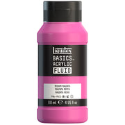 LQ BASICS Acrylic Fluid 118ml Bottle -  Medium Magenta
