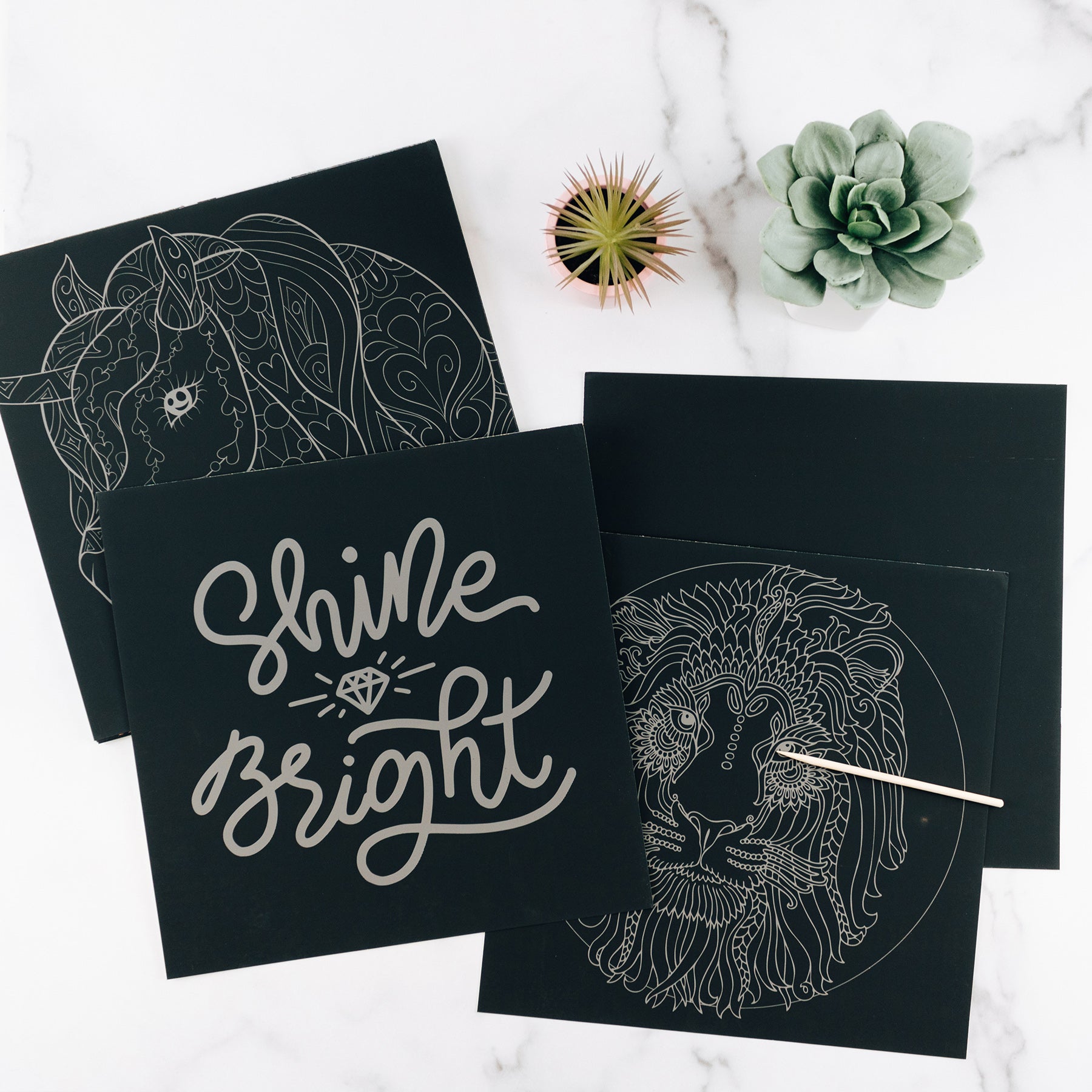 Ultimate Scratch Art Combo Kit, 41 Pieces