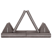 Jaxx Zipline Playscape Imaginative Furniture Playset for Creative Kids, Original Set, Charcoal