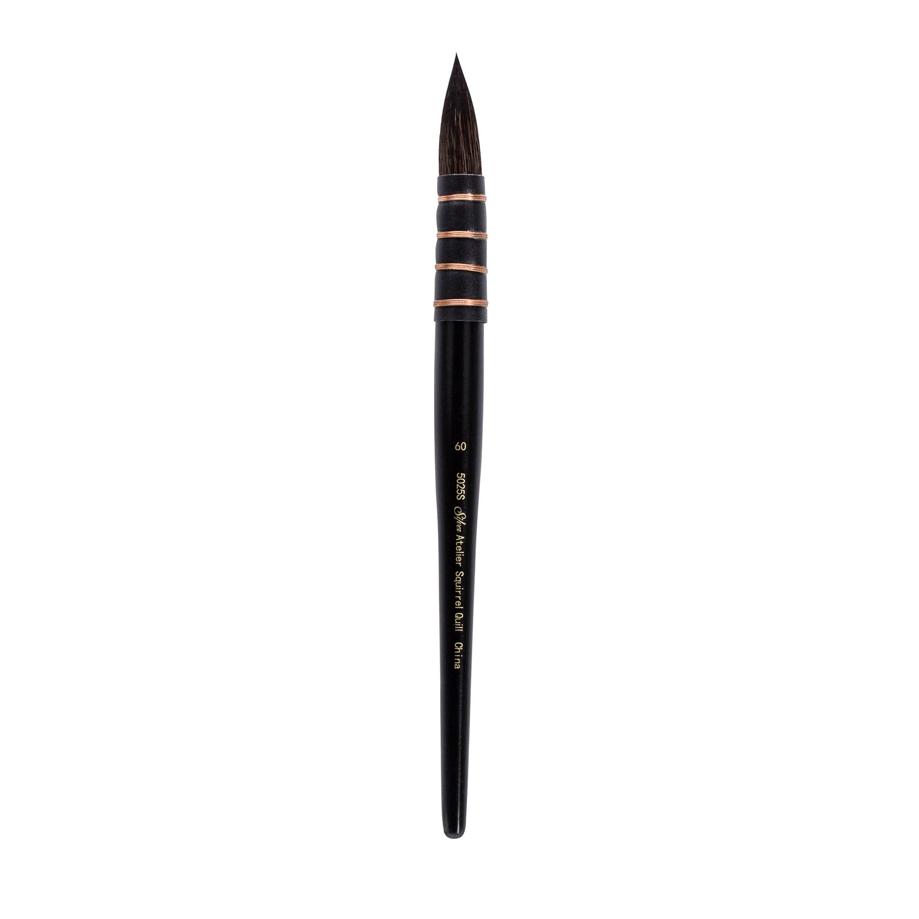Silver Atelier™ Squirrel Blend Quill Brush, Short Handle, Size 60