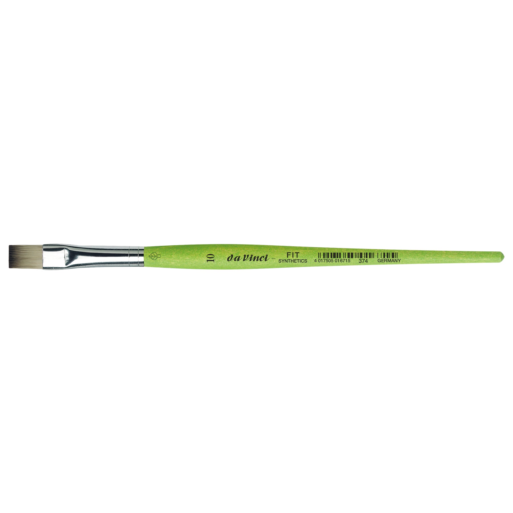 FIT Synthetics Student Brush, Synthetic, Acrylic & Tempera, Flat, Series 374, Size 10