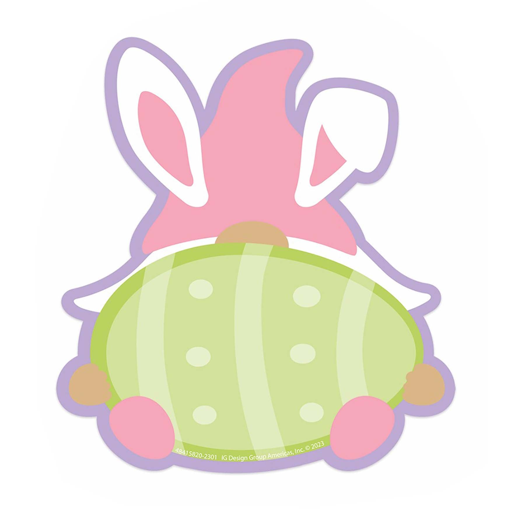 Easter Gnomes Paper Cut-Outs, Pack of 36